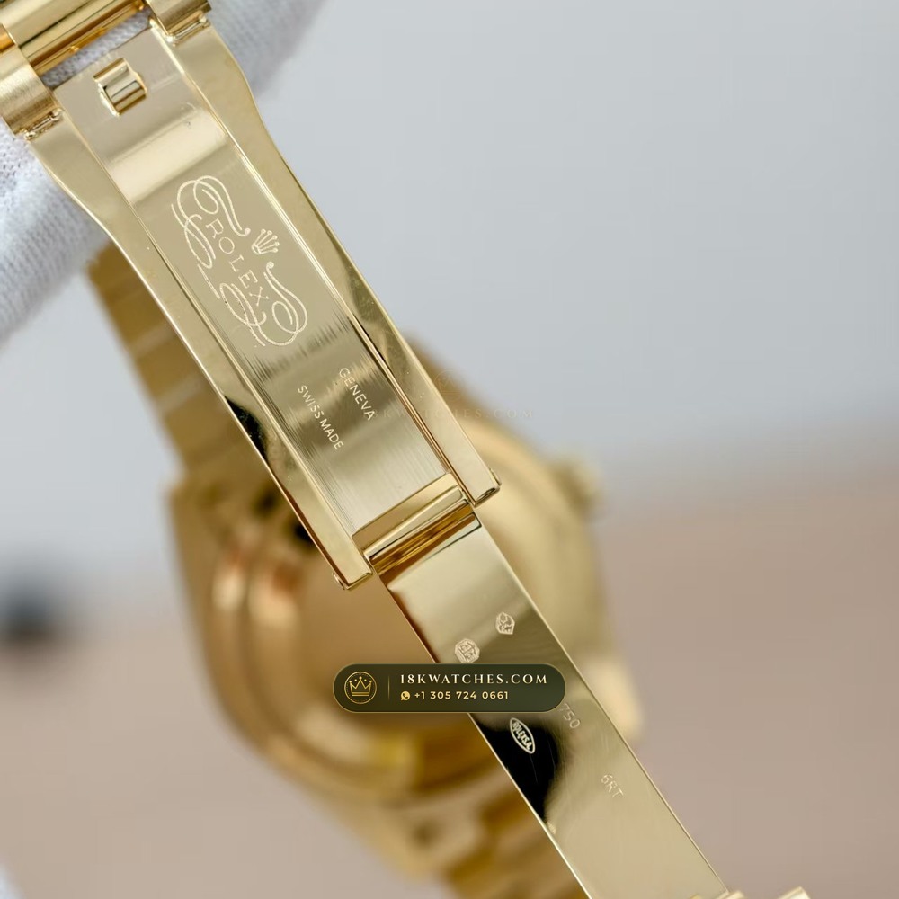 Rolex Day-Date 36 18K Yellow Gold Ref. 128238 — Studio Gallery Plate VI in 18K Yellow Gold Au750 (183.3g Verified Mass, Rolex Manufacture Cal. 3255 - 70h Power Reserve)