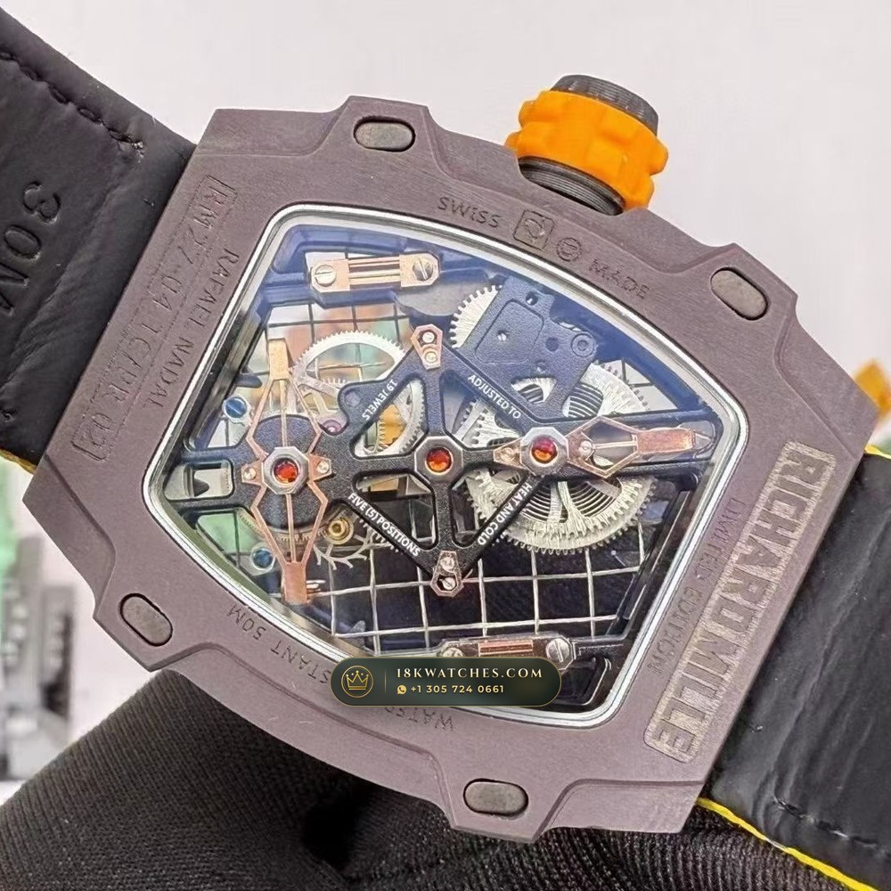 Richard Mille RM Tourbillon Haute Horlogerie Ref. RM 27-04 — Studio Gallery Plate IV in Carbon TPT & Grade 5 Titanium (42.9g Verified Mass, Richard Mille Hand-Wound Tourbillon Calibre)