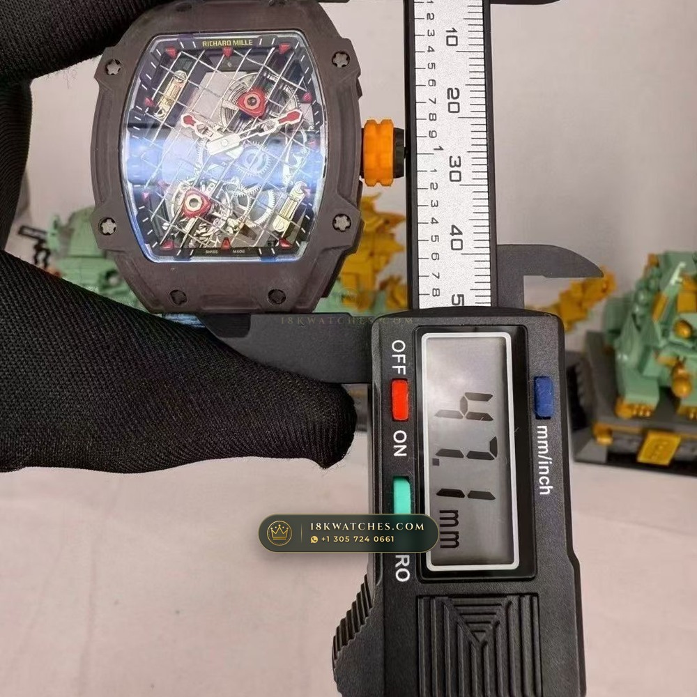 Richard Mille RM Tourbillon Haute Horlogerie Ref. RM 27-04 — Studio Gallery Plate VIII in Carbon TPT & Grade 5 Titanium (42.9g Verified Mass, Richard Mille Hand-Wound Tourbillon Calibre)