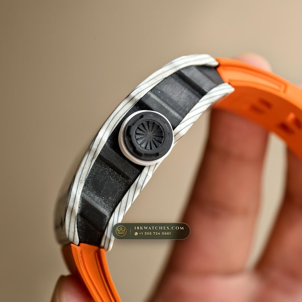 Richard Mille RM 35-01 Rafael Nadal White Quartz TPT Skeleton — Studio Gallery Plate VI in Carbon TPT & Grade 5 Titanium (50.9g Verified Mass, Richard Mille Cal. RMUL3 Grade 5 Titanium Skeleton)