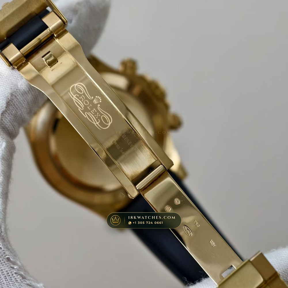 Rolex Cosmograph Daytona Diamond-Set Bezel 18K Yellow Gold Ref. 116598TBR — Studio Gallery Plate VI in 18K Yellow Gold Au750 (216.8g Verified Mass, Rolex Manufacture Cal. 4130 - 72h Power Reserve)