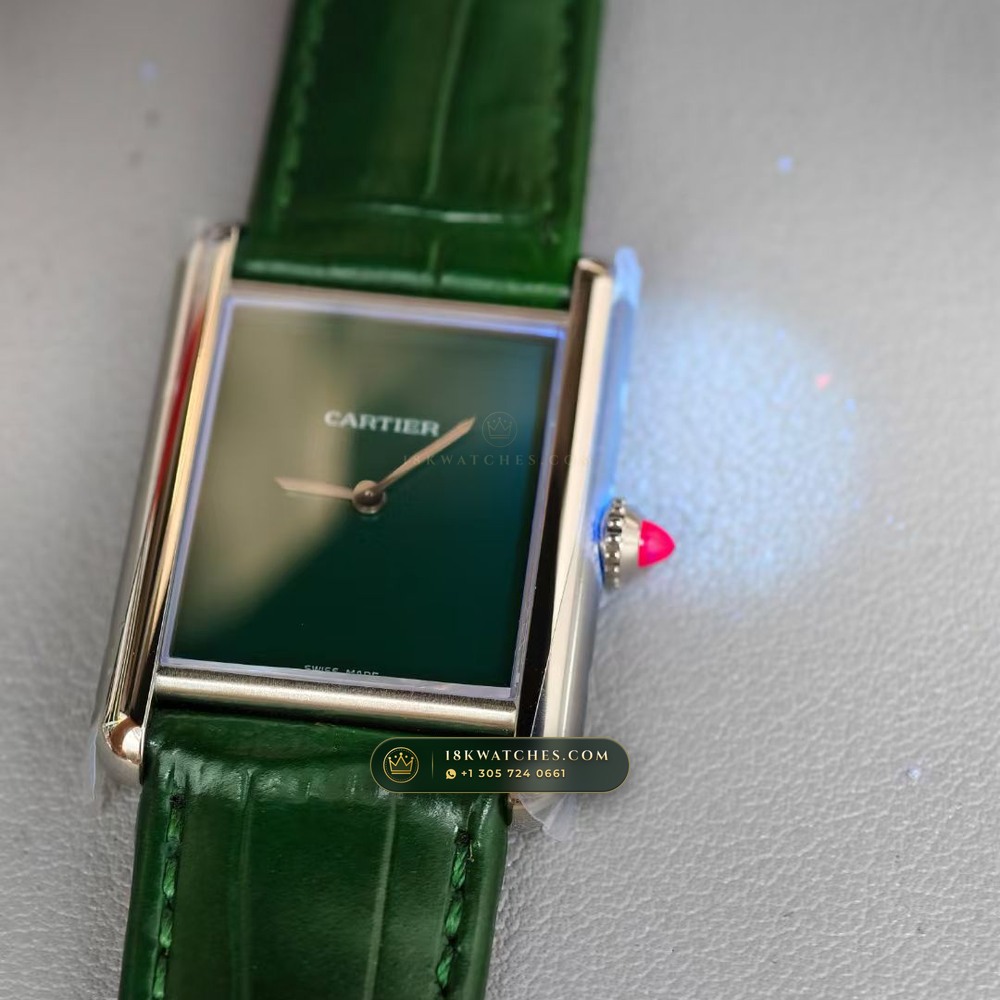 Cartier Tank Must Medium Classic Silvered Dial Ref. WSTA0041 — Studio Gallery Plate IX in 904L Stainless Steel Custom Architecture (45.5g Verified Mass, Cartier Manufacture Cal. 1917 MC)