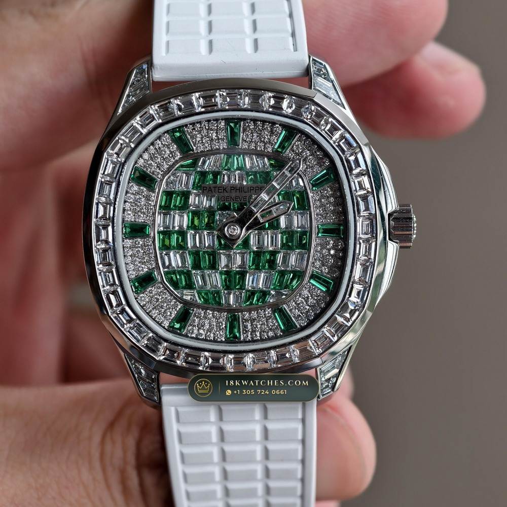 Patek Philippe Aquanaut Luce Haute Joaillerie 18K White Gold Ref. 5062/450G-010