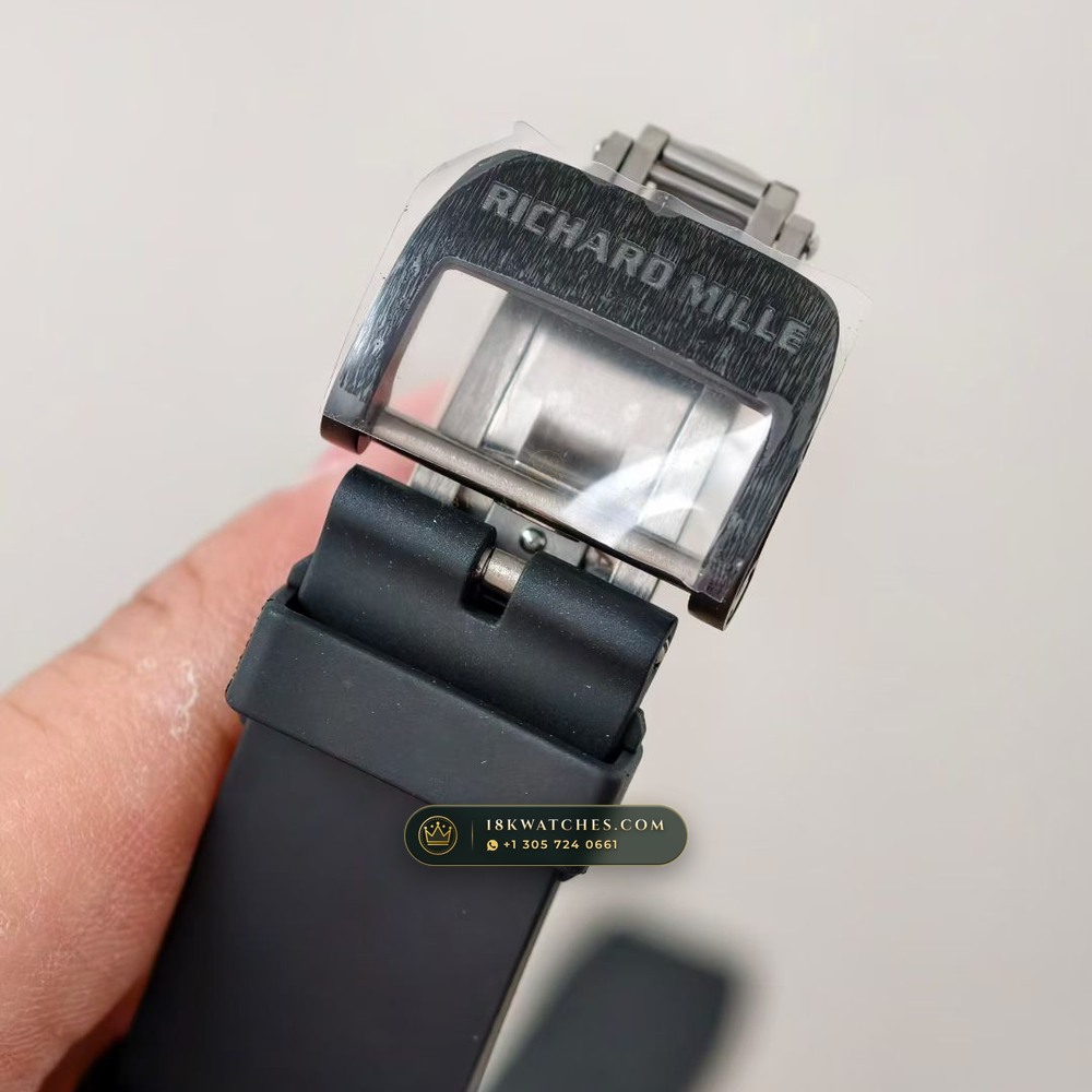 Richard Mille RM 35-02 Rafael Nadal Automatic Americas Limited Edition Ref. RM 035 — Studio Gallery Plate VIII in Carbon TPT & Grade 5 Titanium (50.7g Verified Mass, Richard Mille Cal. RMAL1 Variable-Geometry Rotor)