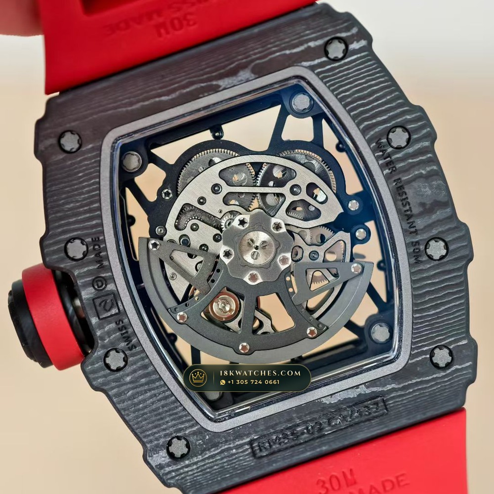 Richard Mille RM 35-02 Rafael Nadal Automatic Master Watchmaker Spec — Studio Gallery Plate VI in Carbon TPT & Grade 5 Titanium (50.3g Verified Mass, Richard Mille Cal. RMAL1 Variable-Geometry Rotor)