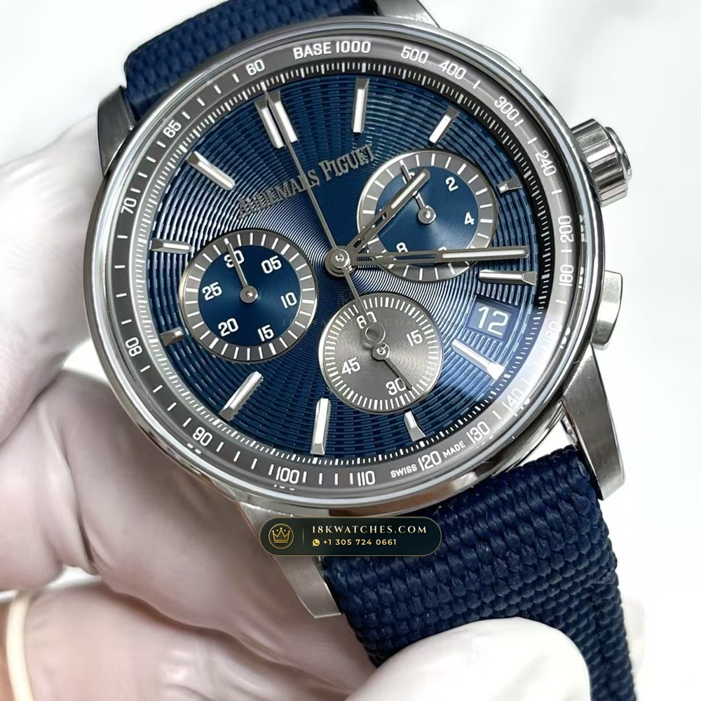 Audemars Piguet Code 11.59 Selfwinding Chronograph 41mm Ref. 26393ST.OO.A348KB.01 — Studio Gallery Plate II in 904L Stainless Steel Custom Architecture (107.5g Verified Mass, Audemars Piguet Cal. 4401 Flyback Chronograph)