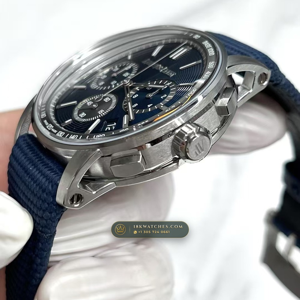 Audemars Piguet Code 11.59 Selfwinding Chronograph 41mm Ref. 26393ST.OO.A348KB.01 — Studio Gallery Plate VI in 904L Stainless Steel Custom Architecture (107.5g Verified Mass, Audemars Piguet Cal. 4401 Flyback Chronograph)