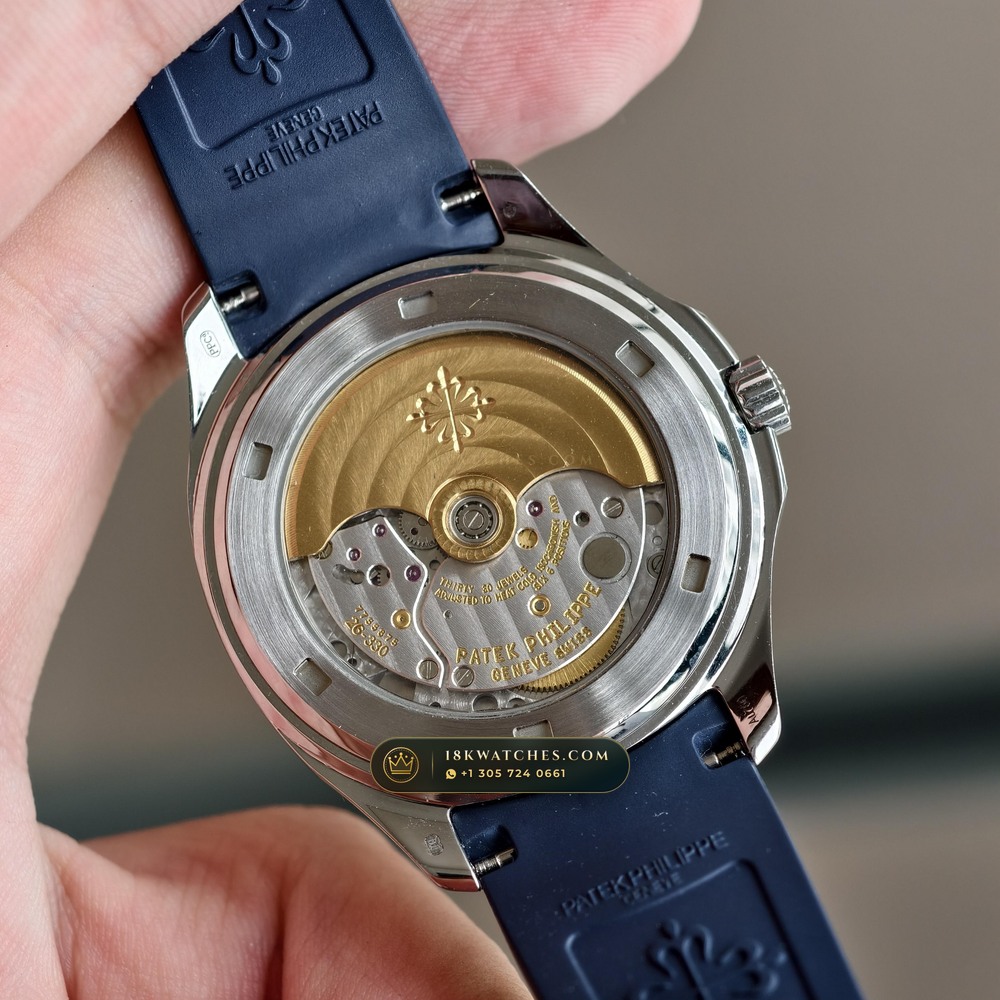 Patek Philippe Aquanaut Luce Haute Joaillerie Diamond-Set Bezel 18K White Gold Ref. 5268/461G-001 — Studio Gallery Plate VIII in 18K White Gold Au750 (114.5g Verified Mass, Patek Philippe Cal. 26-330 S C - 21K Gold Rotor)