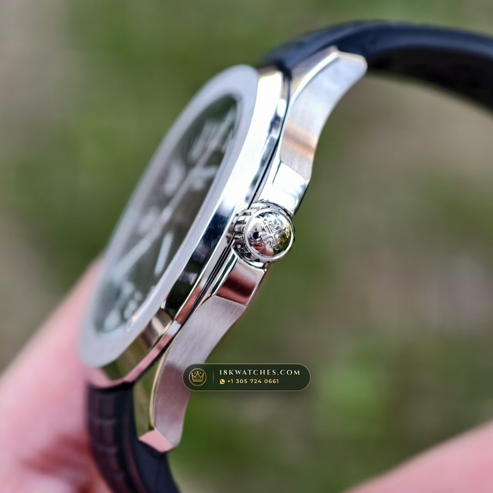 Patek Philippe Aquanaut Extra-Large Self-Winding Master Watchmaker Spec Ref. 5167A — Studio Gallery Plate V in 904L Stainless Steel Custom Architecture (79.1g Verified Mass, Patek Philippe Cal. 324 S C - 21K Gold Rotor)