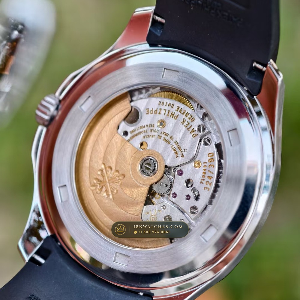 Patek Philippe Aquanaut Extra-Large Self-Winding Master Watchmaker Spec Ref. 5167A — Studio Gallery Plate VII in 904L Stainless Steel Custom Architecture (79.1g Verified Mass, Patek Philippe Cal. 324 S C - 21K Gold Rotor)