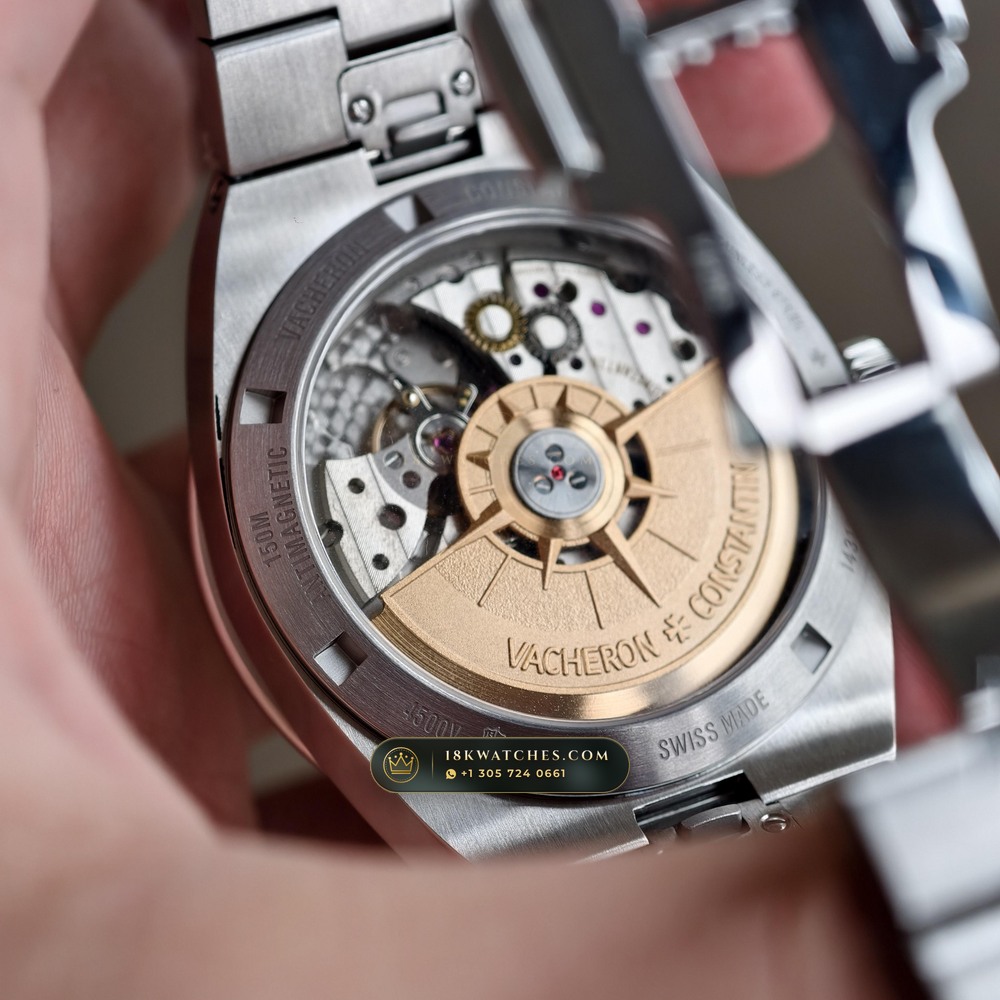 Vacheron Constantin Overseas Self-Winding 41mm Ref. 4500V/110A-B128 — Studio Gallery Plate VI in 904L Stainless Steel Custom Architecture (152.1g Verified Mass, Vacheron Constantin Cal. 5100 - 22K Gold Maltese Rotor)