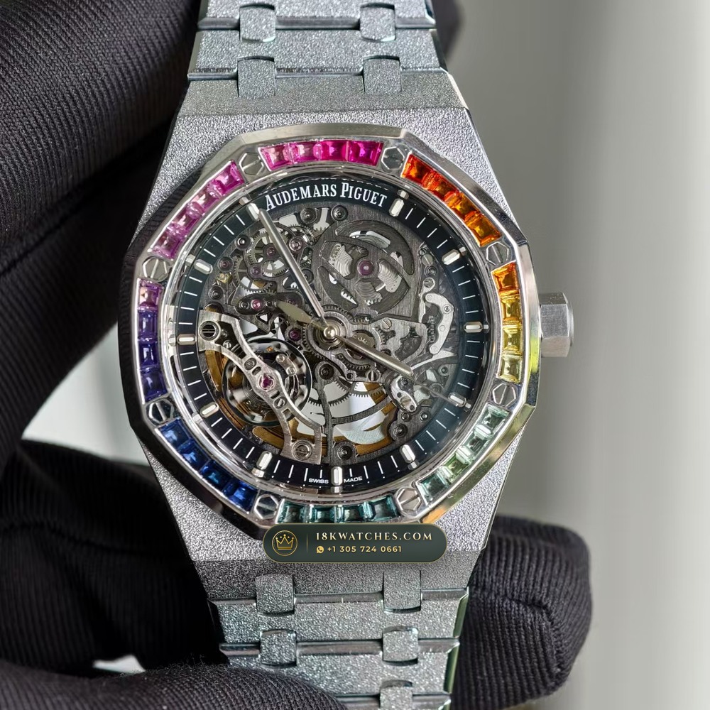 Audemars Piguet Royal Oak Double Balance Wheel Openworked 41mm 18K White Gold Ref. 15412BC