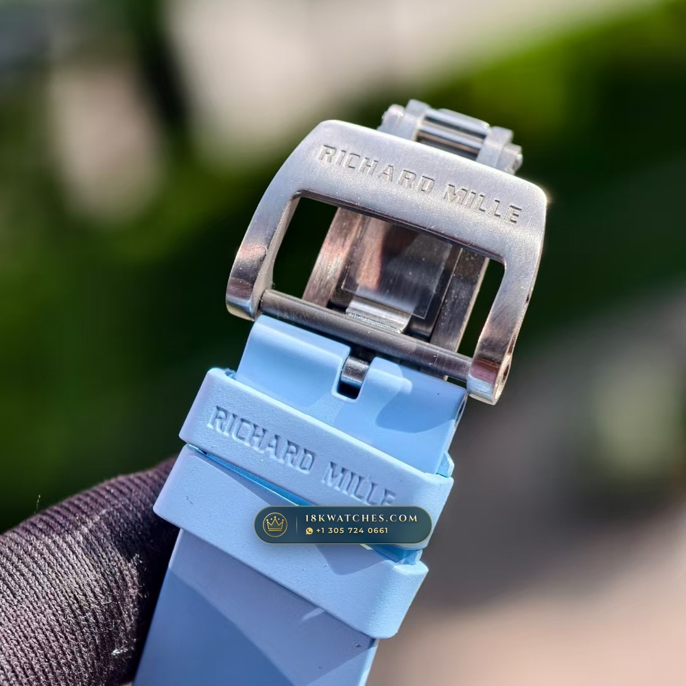 Richard Mille RM 35-01 Rafael Nadal Manual Winding Monte-Carlo Showroom Spec — Studio Gallery Plate VII in Carbon TPT & Grade 5 Titanium (50.6g Verified Mass, Richard Mille Cal. RMUL3 Grade 5 Titanium Skeleton)