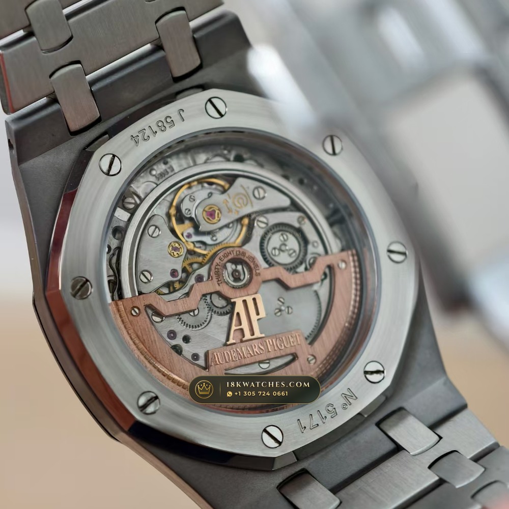 Audemars Piguet Royal Oak Jumbo Extra-Thin 39mm Vendome Salon Spec Ref. 15202ST — Studio Gallery Plate VII in 904L Stainless Steel Custom Architecture (103.6g Verified Mass, Audemars Piguet Cal. 2121 Ultra-Thin)