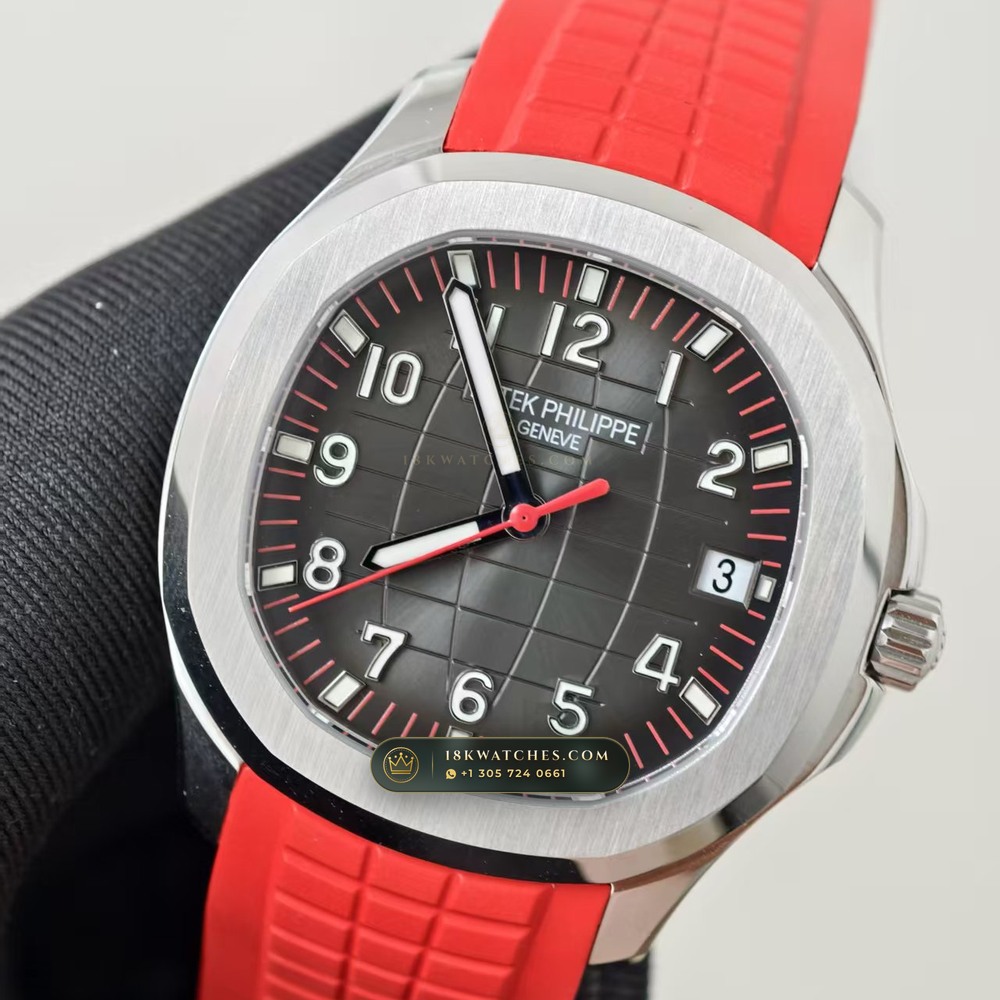 Patek Philippe Aquanaut Extra-Large Self-Winding Singapore Special Edition Ref. 5167A — Studio Gallery Plate V in 904L Stainless Steel Custom Architecture (79.9g Verified Mass, Patek Philippe Cal. 324 S C - 21K Gold Rotor)
