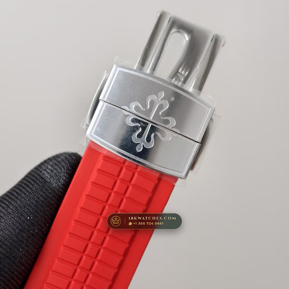 Patek Philippe Aquanaut Extra-Large Self-Winding Singapore Special Edition Ref. 5167A — Studio Gallery Plate IX in 904L Stainless Steel Custom Architecture (79.9g Verified Mass, Patek Philippe Cal. 324 S C - 21K Gold Rotor)