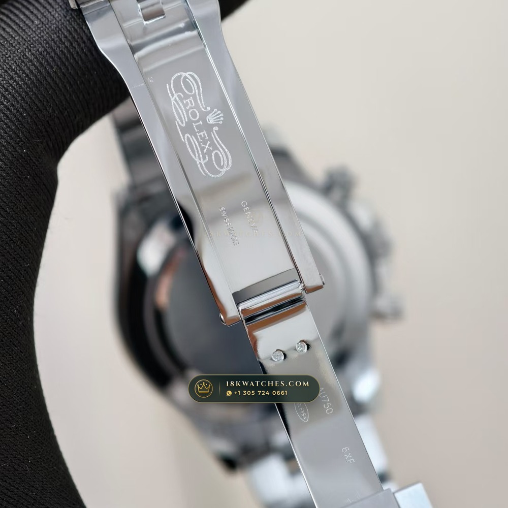 Rolex Cosmograph Daytona 18K White Gold Ref. 116509 — Studio Gallery Plate VI in 18K White Gold Au750 (216.8g Verified Mass, Rolex Manufacture Cal. 4130 - 72h Power Reserve)