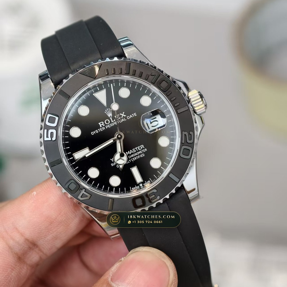 Rolex Yacht-Master 42 18K White Gold Ref. 226659 — Studio Gallery Plate II in 18K White Gold Au750 (170.0g Verified Mass, Rolex Manufacture Cal. 3235 - 70h Power Reserve)