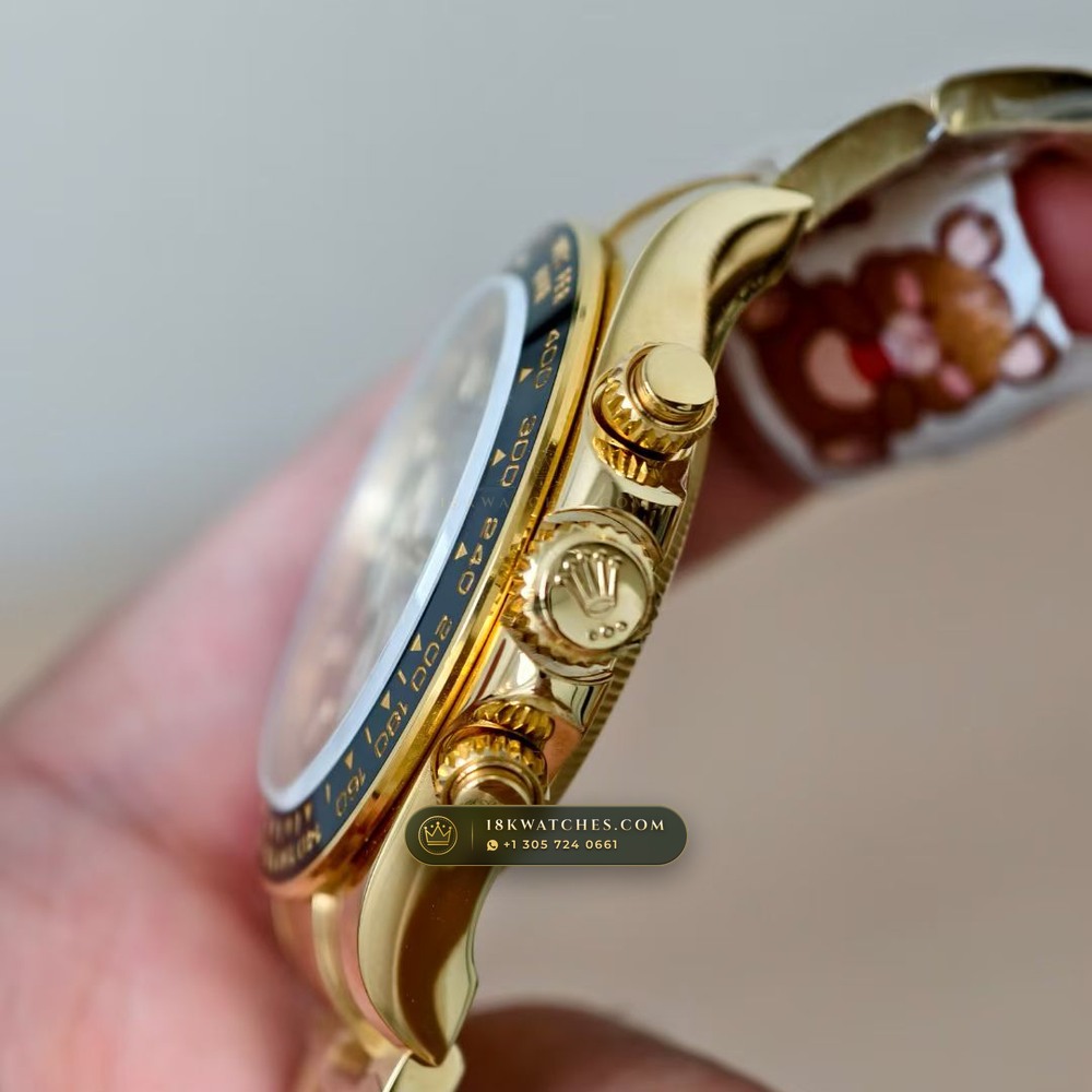Rolex Cosmograph Daytona Le Mans 100th Anniversary 18K Yellow Gold Ref. 126528LN — Studio Gallery Plate VI in 18K Yellow Gold Au750 (216.9g Verified Mass, Rolex Manufacture Cal. 4132 - 24h Le Mans)