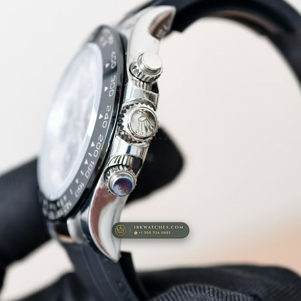 Rolex Cosmograph Daytona Gibeon Meteorite Dial 18K White Gold Ref. 126509 — Studio Gallery Plate V in 18K White Gold Au750 (216.3g Verified Mass, Rolex Manufacture Cal. 4131 - 72h Power Reserve)