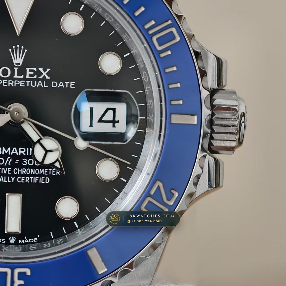 Rolex Submariner Date Graduated Royal Blue Sunburst Dial 18K White Gold Ref. 126619LB — Studio Gallery Plate IV in 18K White Gold Au750 (227.4g Verified Mass, Rolex Manufacture Cal. 3235 - 70h Power Reserve)