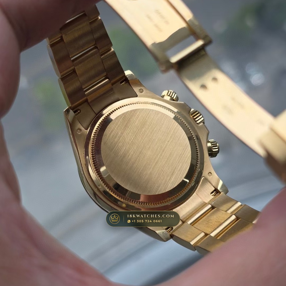 Rolex Cosmograph Daytona John Mayer Emerald Dial 18K Yellow Gold 5-Axis CNC Case Ref. 126508 — Studio Gallery Plate VI in 18K Yellow Gold Au750 (216.2g Verified Mass, Rolex Manufacture Cal. 4131 - 72h Power Reserve)