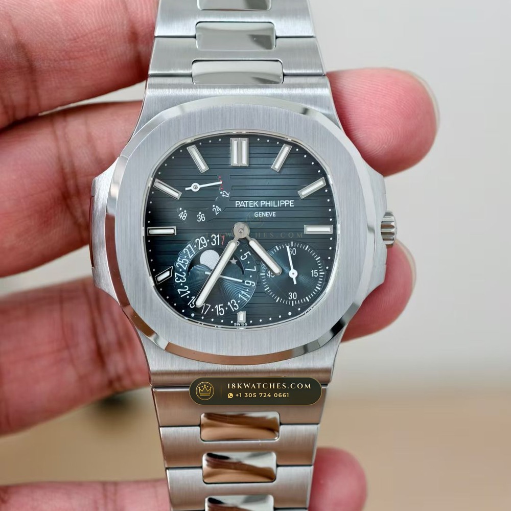 Patek Philippe Nautilus Moonphase & Power Reserve Chronometer Regulated Spec Ref. 5712A