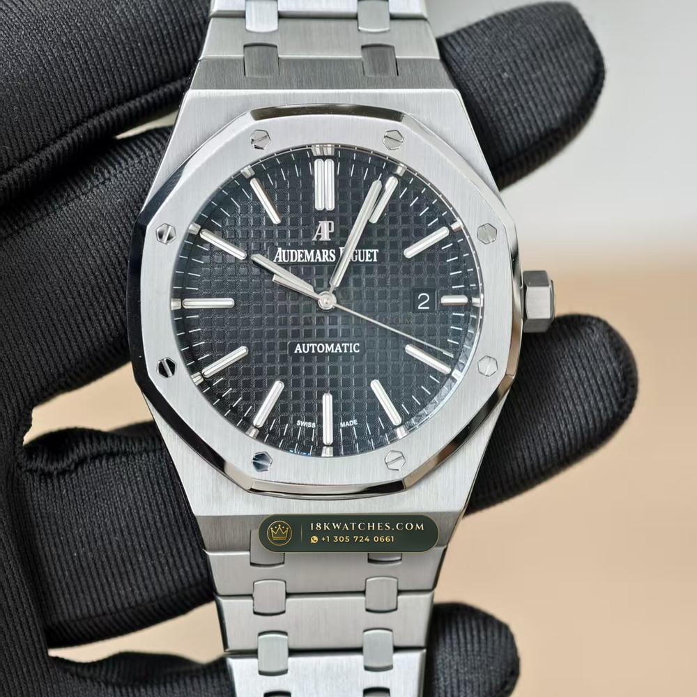 Audemars Piguet Royal Oak Selfwinding 41mm Authentic OEM Dial Deep Crystal Optics Ref. 15400ST