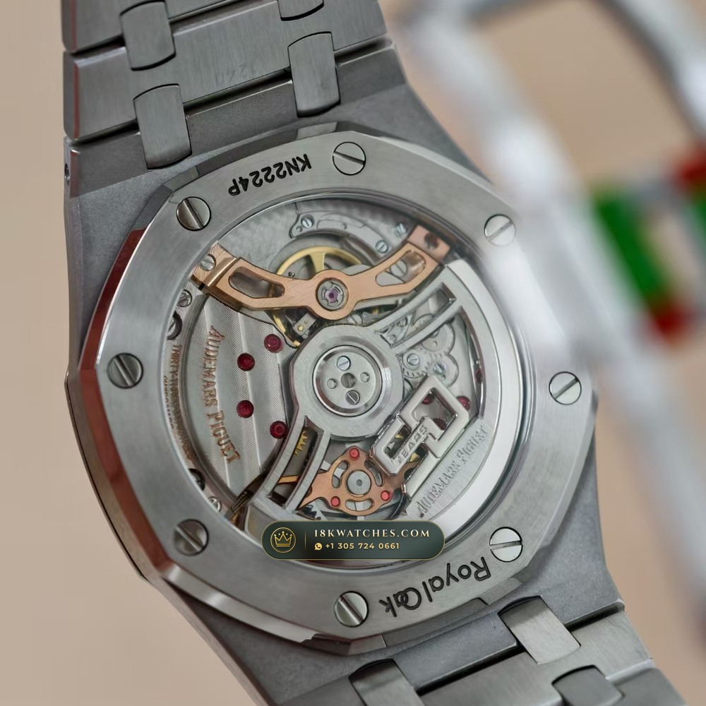 Audemars Piguet Royal Oak Jumbo Extra-Thin 39mm Ref. 16202 — Studio Gallery Plate VII in 904L Stainless Steel Custom Architecture (103.7g Verified Mass, Audemars Piguet Cal. 7121)