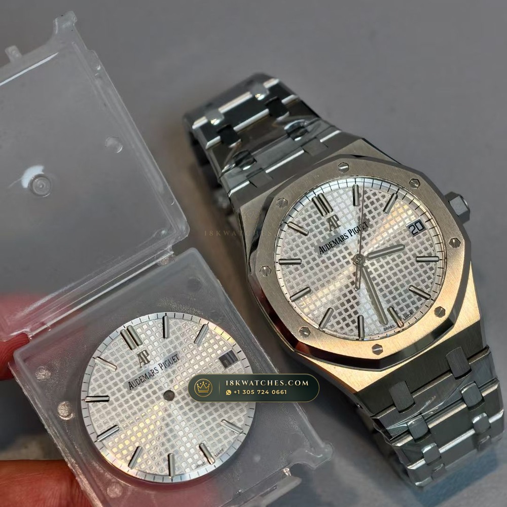 Audemars Piguet Royal Oak Selfwinding 41mm Hand-Chamfered Bevel Spec Ref. 15500ST — Studio Gallery Plate II in 904L Stainless Steel Custom Architecture (166.6g Verified Mass, Audemars Piguet Cal. 4302 - 70h Power Reserve)