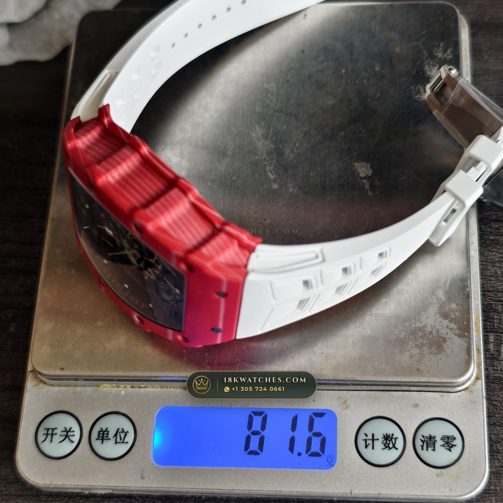 Richard Mille RM 35-02 Rafael Nadal Automatic Crimson Quartz TPT — Studio Gallery Plate X in Carbon TPT & Grade 5 Titanium (50.2g Verified Mass, Richard Mille Cal. RMAL1 Variable-Geometry Rotor)