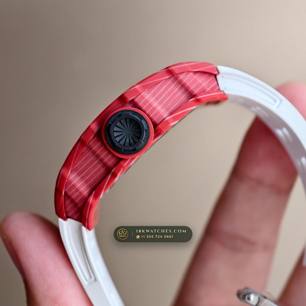 Richard Mille RM 35-02 Rafael Nadal Automatic Crimson Quartz TPT — Studio Gallery Plate VI in Carbon TPT & Grade 5 Titanium (50.2g Verified Mass, Richard Mille Cal. RMAL1 Variable-Geometry Rotor)