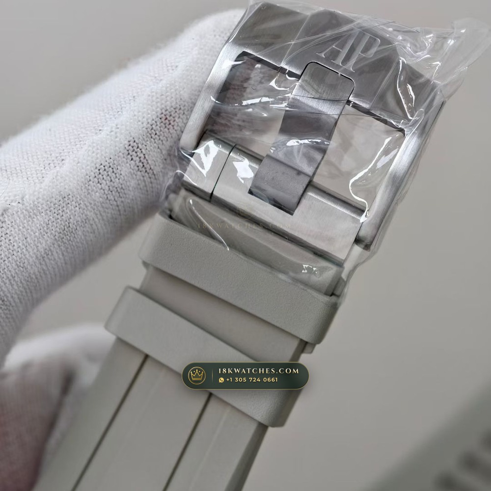 Audemars Piguet Royal Oak Offshore Selfwinding Chronograph 43mm Ref. 26420SO.OO.A600CA.01 — Studio Gallery Plate IX in 904L Stainless Steel Custom Architecture (174.6g Verified Mass, Audemars Piguet Cal. 4401 Flyback Chronograph)