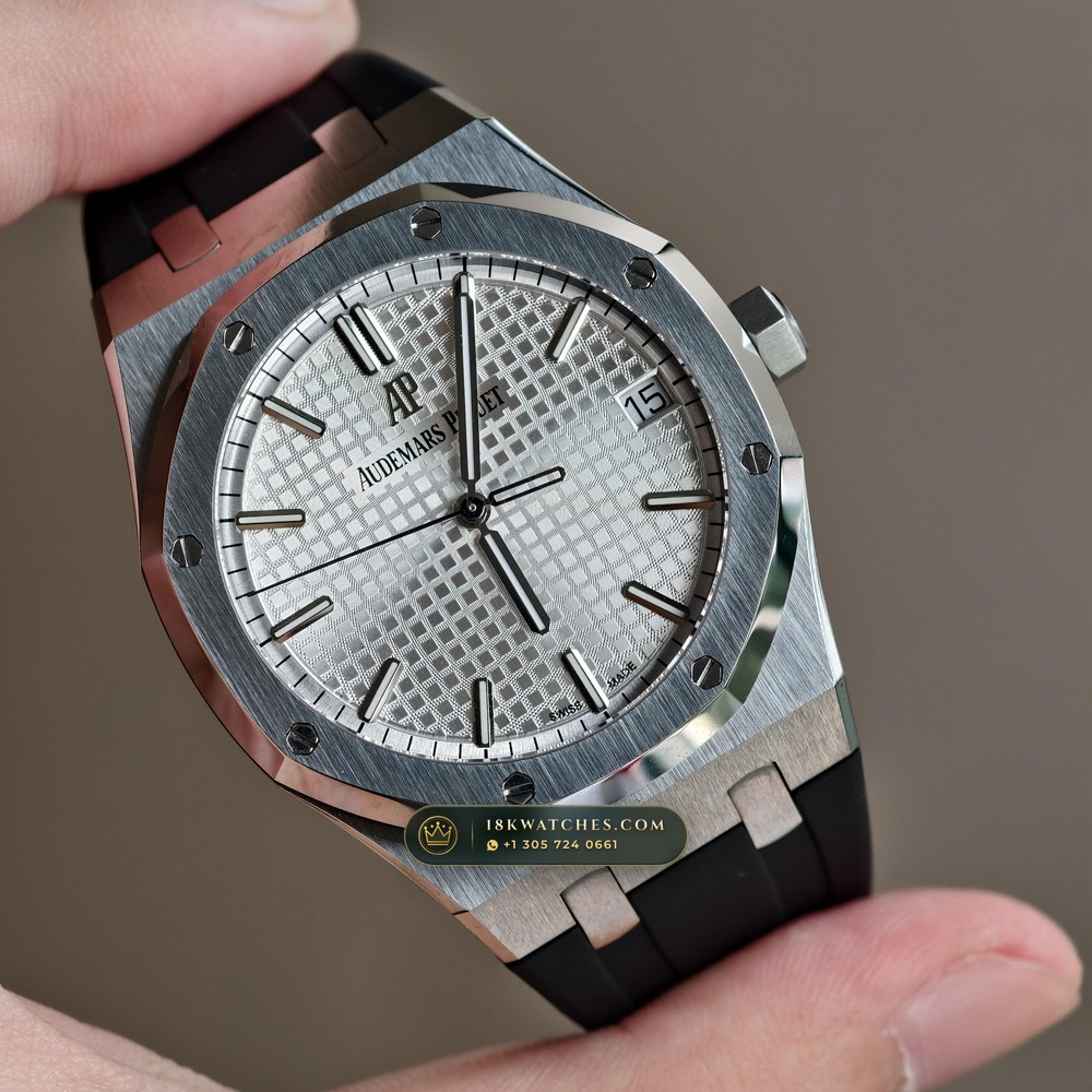 Audemars Piguet Royal Oak Selfwinding 41mm Ref. 15500ST — Studio Gallery Plate II in 904L Stainless Steel Custom Architecture (166.2g Verified Mass, Audemars Piguet Cal. 4302 - 70h Power Reserve)