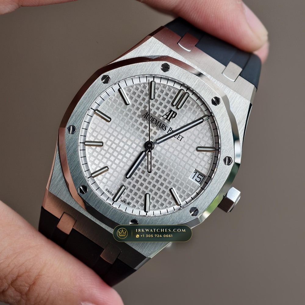 Audemars Piguet Royal Oak Selfwinding 41mm Ref. 15500ST — Studio Gallery Plate III in 904L Stainless Steel Custom Architecture (166.2g Verified Mass, Audemars Piguet Cal. 4302 - 70h Power Reserve)