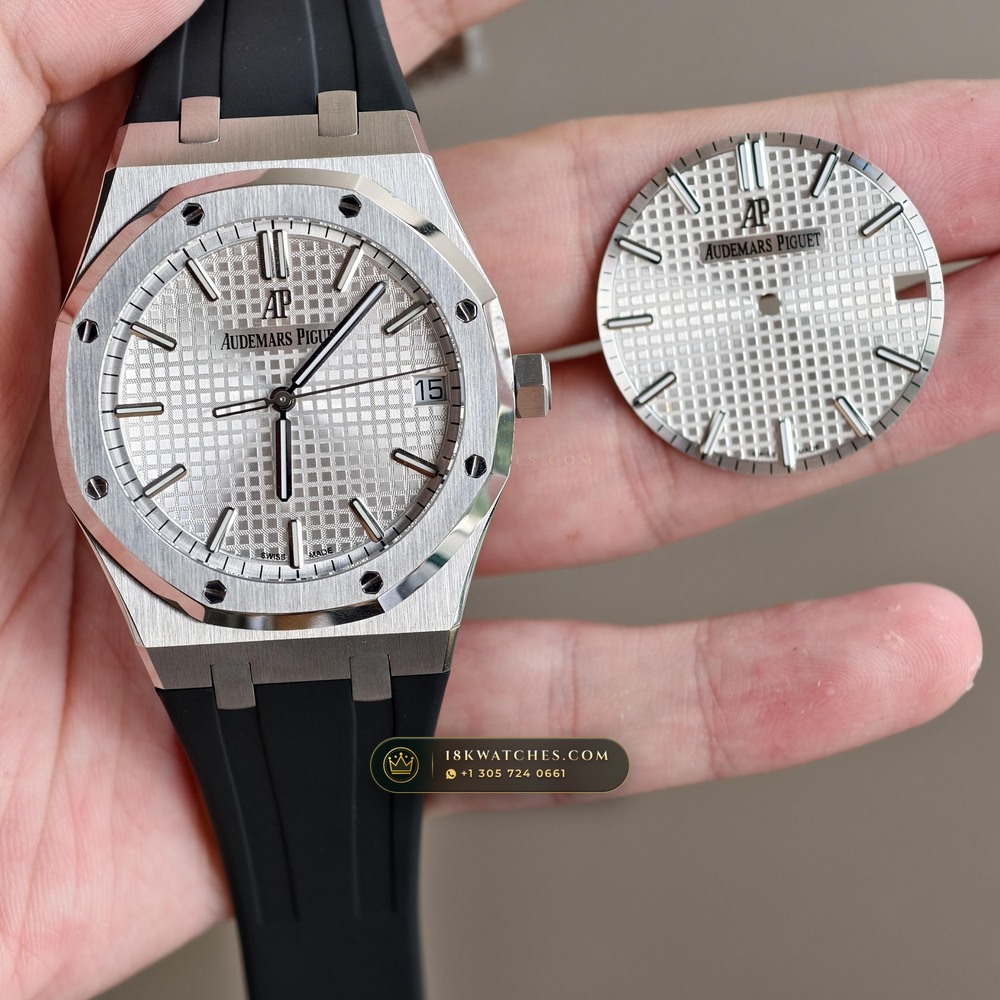 Audemars Piguet Royal Oak Selfwinding 41mm Ref. 15500ST — Studio Gallery Plate IV in 904L Stainless Steel Custom Architecture (166.2g Verified Mass, Audemars Piguet Cal. 4302 - 70h Power Reserve)