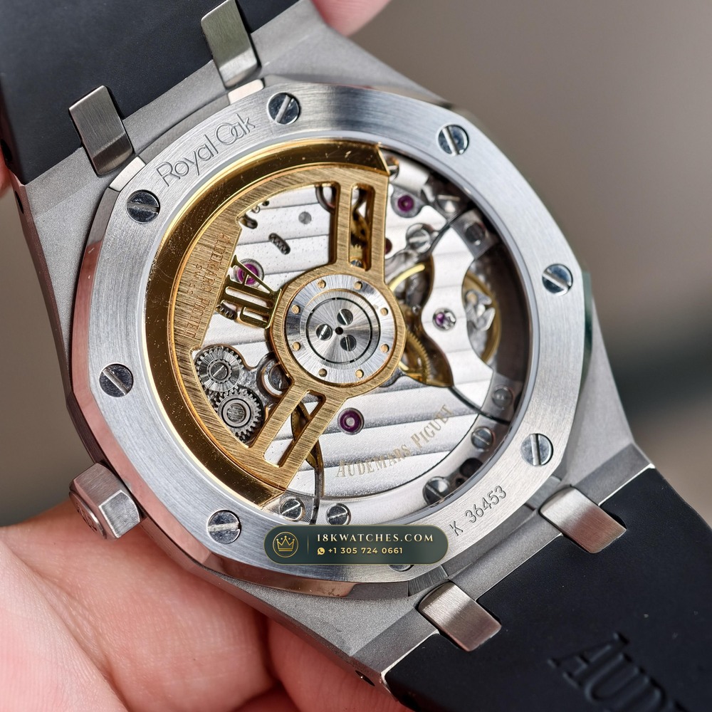 Audemars Piguet Royal Oak Selfwinding 41mm Ref. 15500ST — Studio Gallery Plate VII in 904L Stainless Steel Custom Architecture (166.2g Verified Mass, Audemars Piguet Cal. 4302 - 70h Power Reserve)