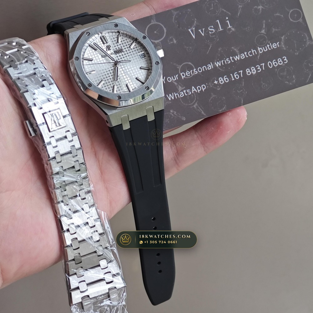 Audemars Piguet Royal Oak Selfwinding 41mm Ref. 15500ST — Studio Gallery Plate IX in 904L Stainless Steel Custom Architecture (166.2g Verified Mass, Audemars Piguet Cal. 4302 - 70h Power Reserve)