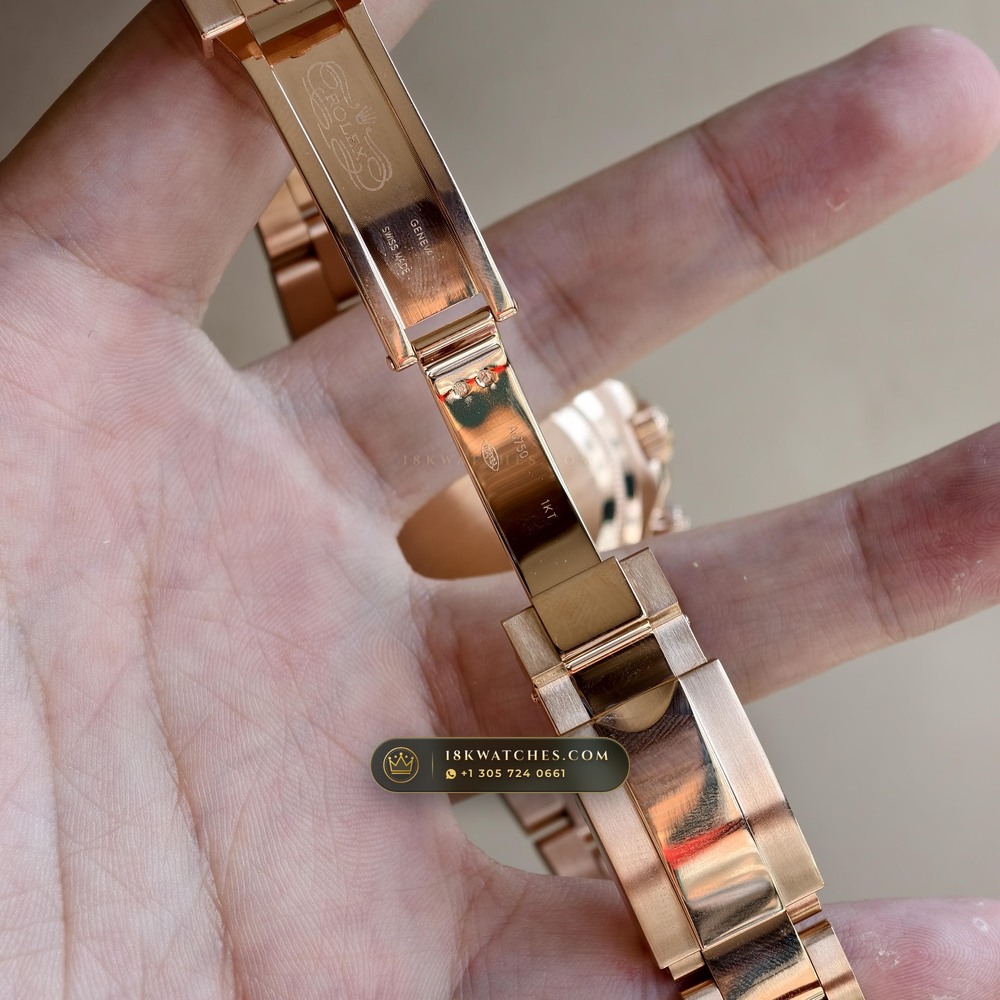 Rolex Cosmograph Daytona 18K Everose Gold Ref. 126505 — Studio Gallery Plate VIII in 18K Rose Gold Au750 (216.8g Verified Mass, Rolex Manufacture Cal. 4131 - 72h Power Reserve)