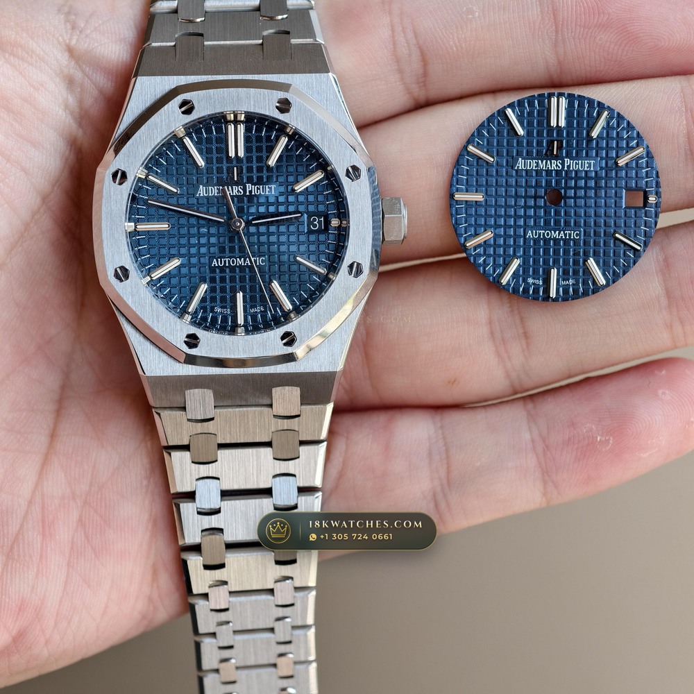 Audemars Piguet Royal Oak Selfwinding 37mm Ref. 15450ST — Studio Gallery Plate IV in 904L Stainless Steel Custom Architecture (132.7g Verified Mass, Audemars Piguet Cal. 3120 / Cal. 5900)