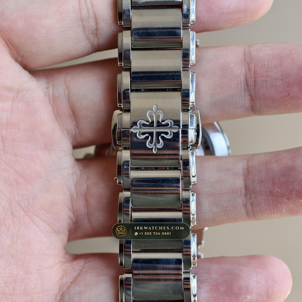 Patek Philippe Twenty 4 Automatic Ref. 7300/1200A-001 — Studio Gallery Plate X in 904L Stainless Steel Custom Architecture (107.6g Verified Mass, Patek Philippe Cal. 324 S C - 21K Gold Rotor)