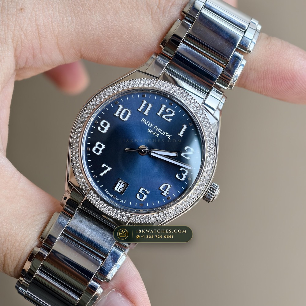 Patek Philippe Twenty 4 Automatic Ref. 7300/1200A-001 — Studio Gallery Plate III in 904L Stainless Steel Custom Architecture (107.6g Verified Mass, Patek Philippe Cal. 324 S C - 21K Gold Rotor)