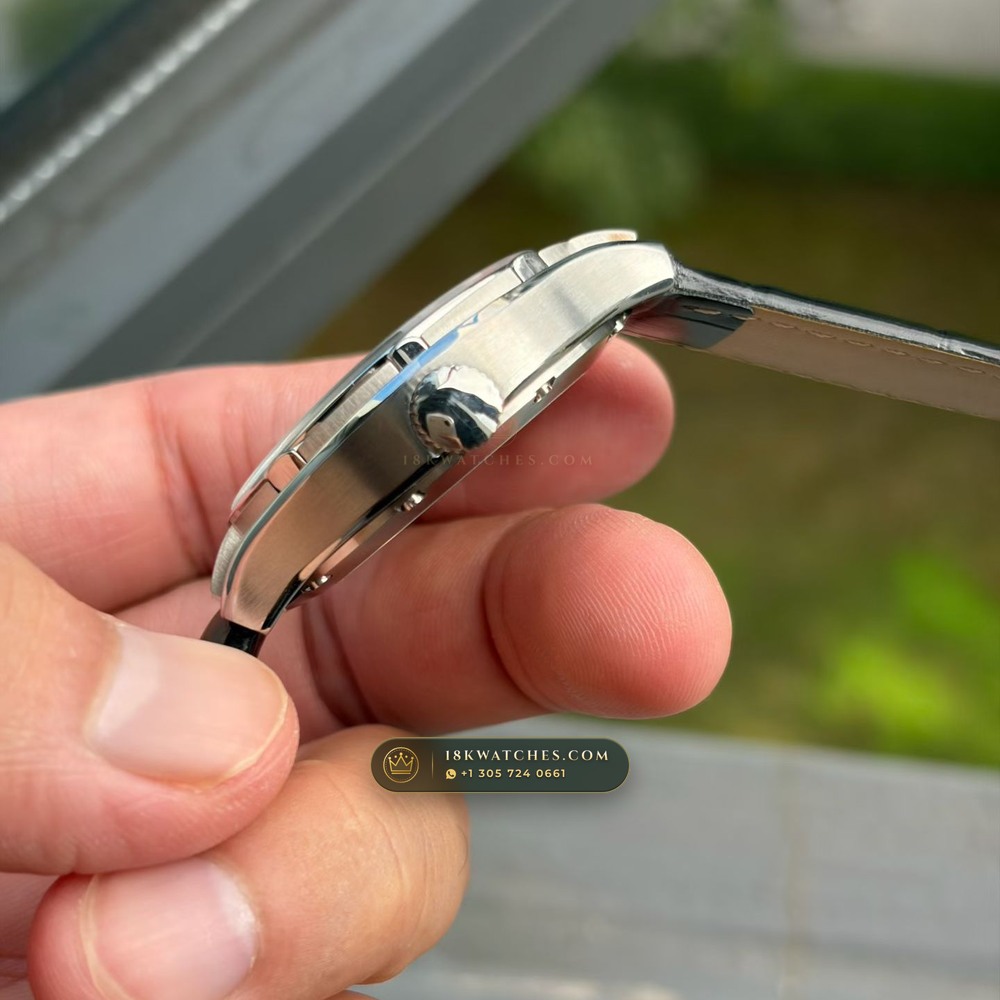 Piaget Polo Date 42mm Horizontal Guilloche Blue Dial Ref. G0A41002 — Studio Gallery Plate V in 904L Stainless Steel Custom Architecture (134.2g Verified Mass, Piaget Manufacture Cal. 1110P)