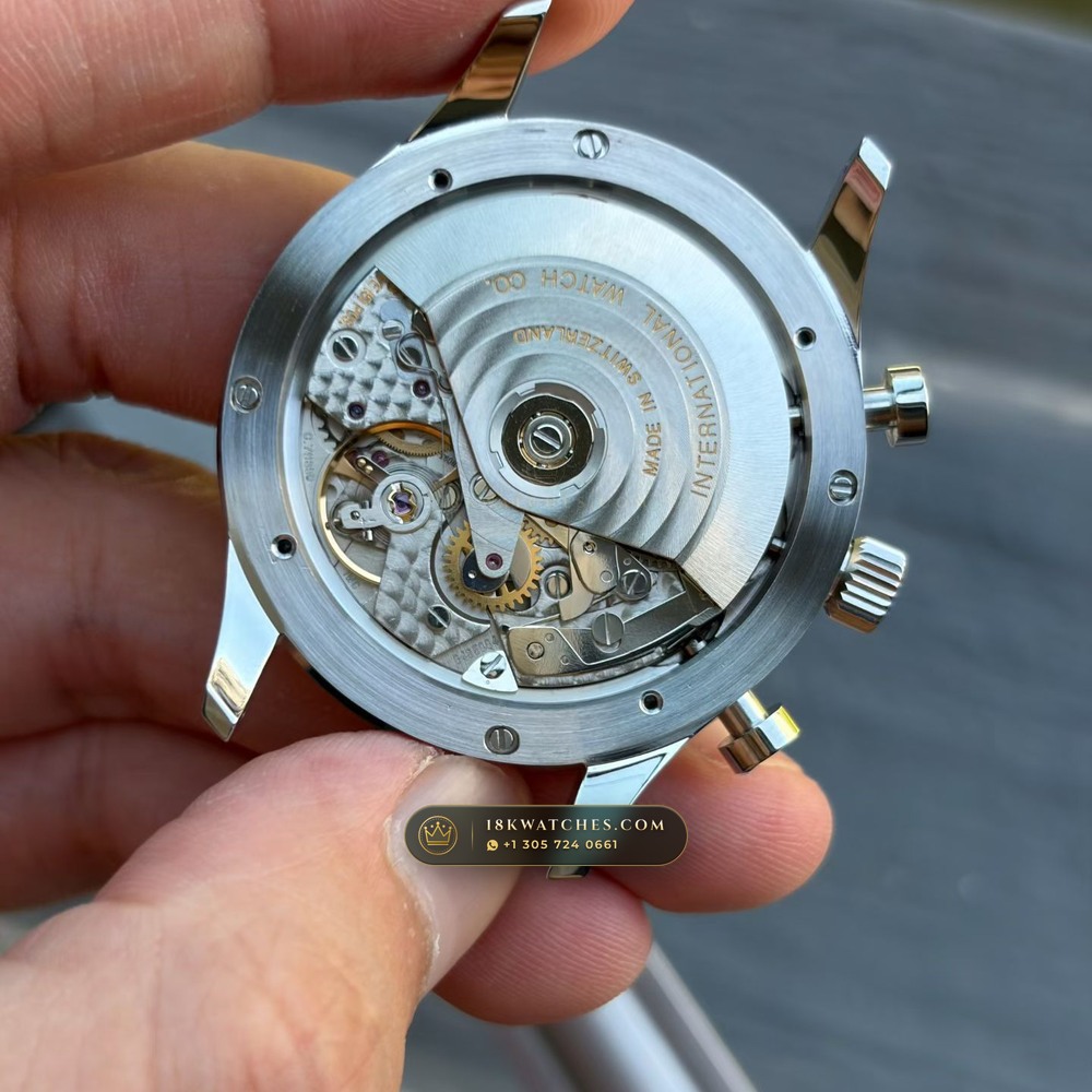 IWC Schaffhausen IWC Portugieser Chronograph 41mm Silver-Plated Dial Ref. IW371445 — Studio Gallery Plate III in 904L Stainless Steel Custom Architecture (81.4g Verified Mass, IWC Manufacture Cal. 69355 / Cal. 52010)