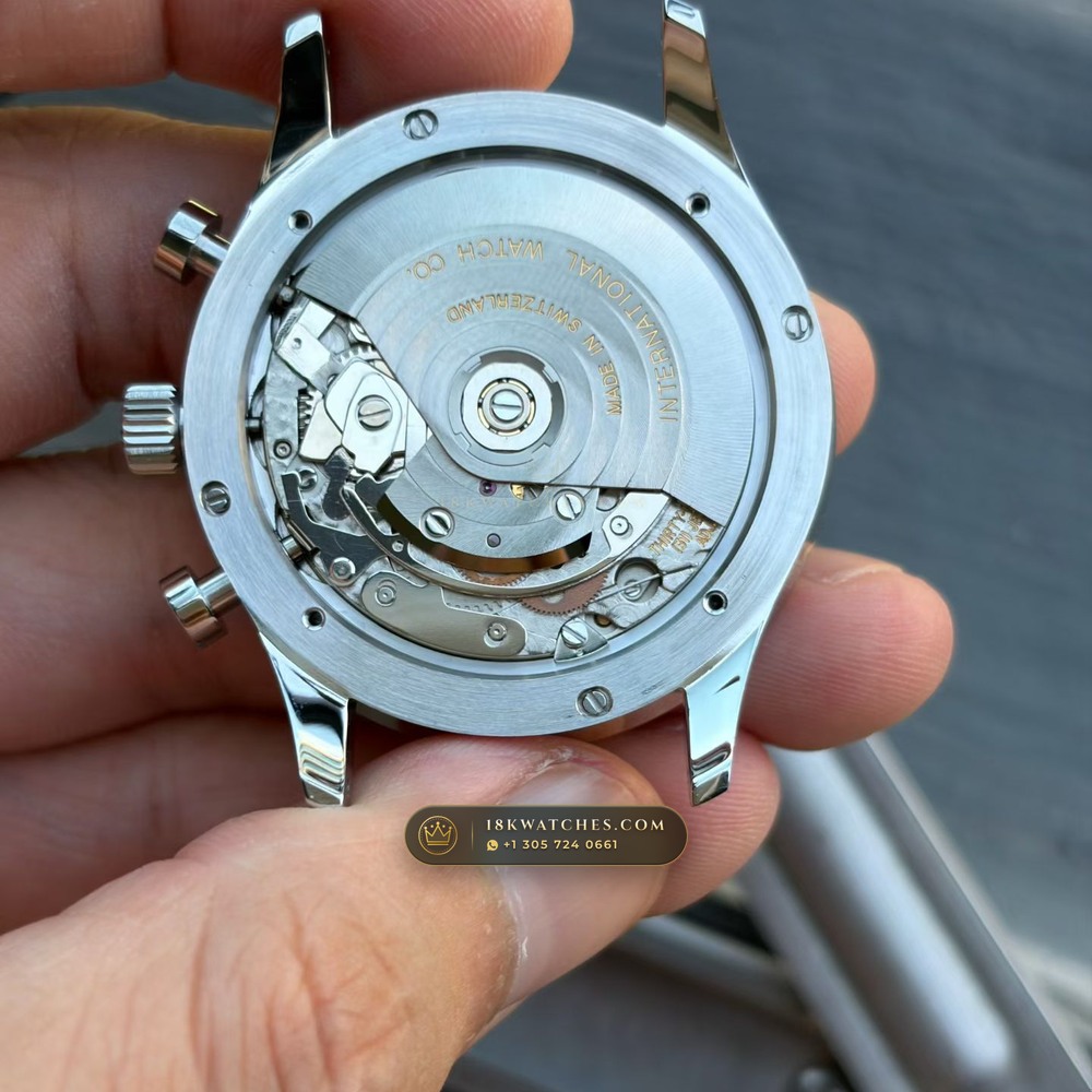 IWC Schaffhausen IWC Portugieser Chronograph 41mm Silver-Plated Dial Ref. IW371445 — Studio Gallery Plate IV in 904L Stainless Steel Custom Architecture (81.4g Verified Mass, IWC Manufacture Cal. 69355 / Cal. 52010)