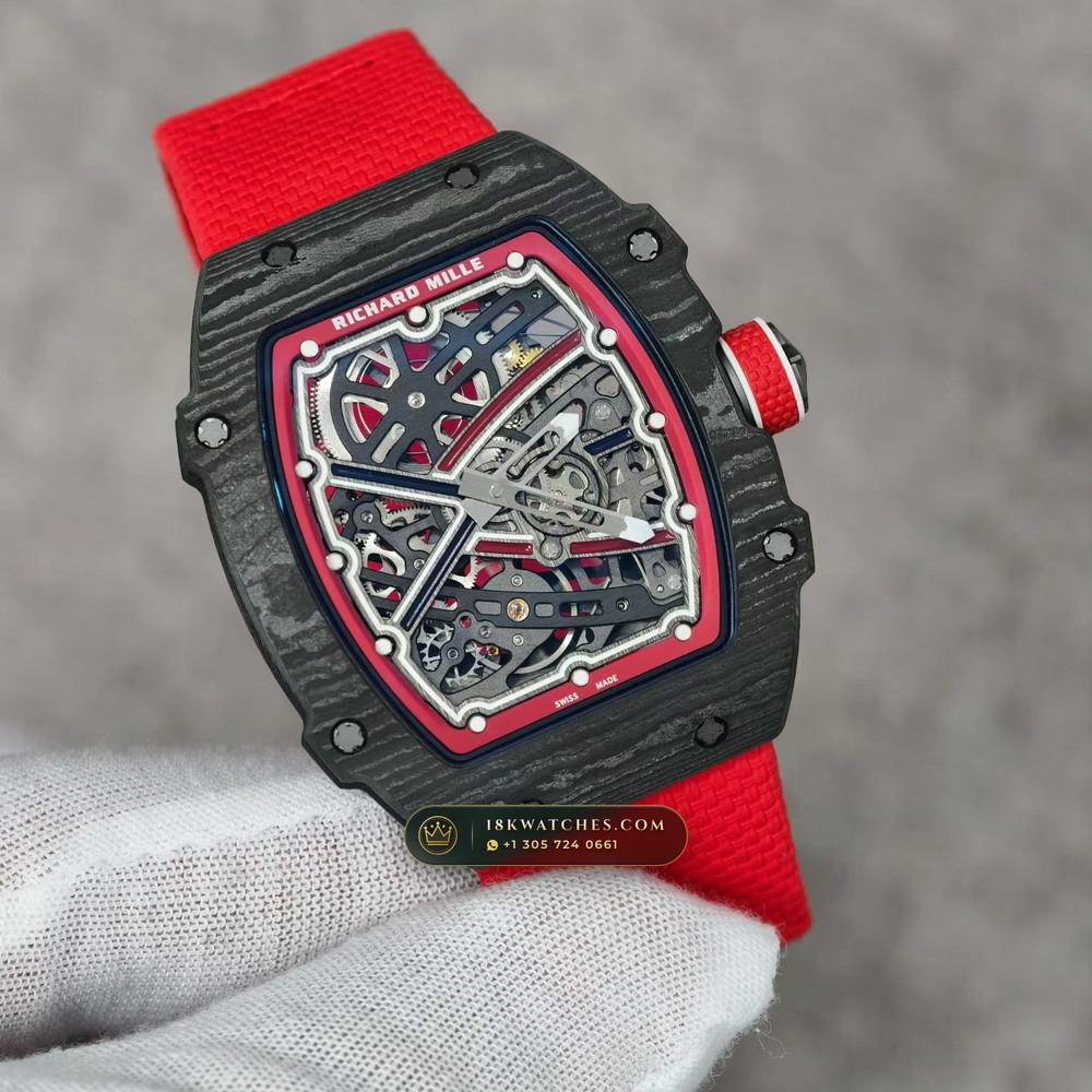 Richard Mille RM 67-02 Automatic Extra-Flat Norway Limited Edition — Studio Gallery Plate II in Carbon TPT & Grade 5 Titanium (33.6g Verified Mass, Richard Mille Cal. CRMA7 Skeletonized Titanium)