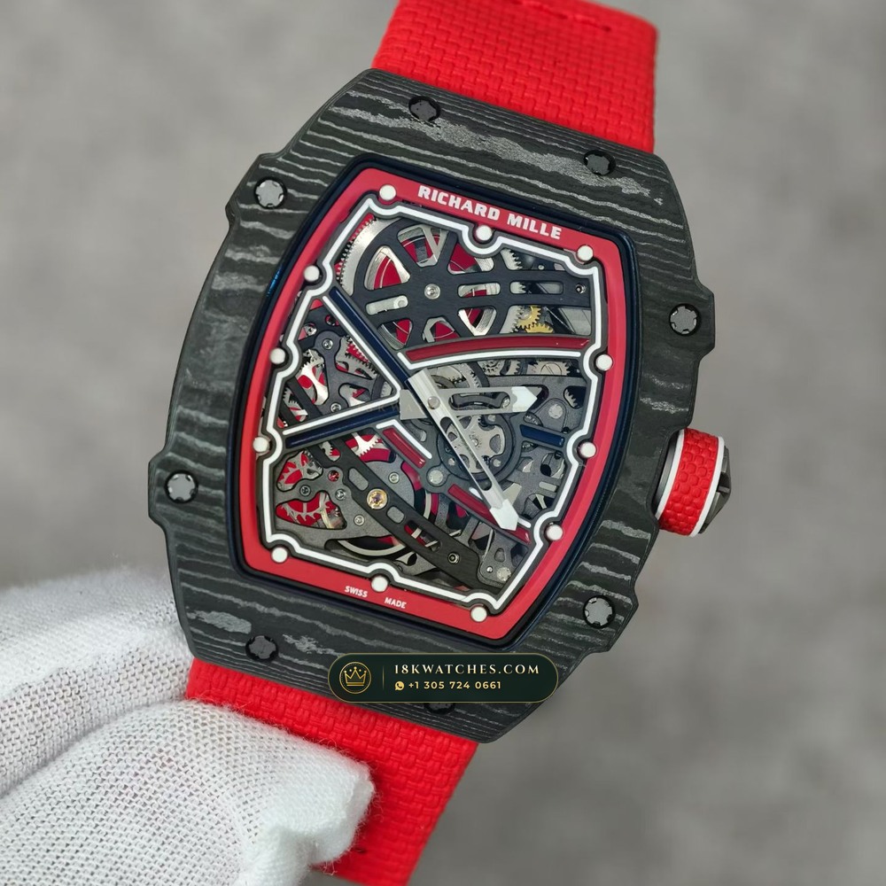 Richard Mille RM 67-02 Automatic Extra-Flat Norway Limited Edition — Studio Gallery Plate III in Carbon TPT & Grade 5 Titanium (33.6g Verified Mass, Richard Mille Cal. CRMA7 Skeletonized Titanium)