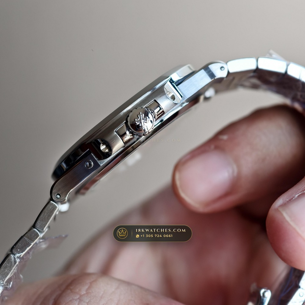 Patek Philippe Nautilus Moonphase & Power Reserve Custom SW Dial 22K Gold Rotor Ref. 5712/1A — Studio Gallery Plate IV in 904L Stainless Steel Custom Architecture (116.9g Verified Mass, Patek Philippe Cal. 240 PS IRM C LU - 22K Gold Micro-Rotor)