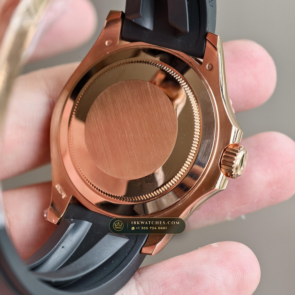 Rolex Yacht-Master 40 18K Everose Gold Ref. 126655 — Studio Gallery Plate VI in 18K Rose Gold Au750 (153.1g Verified Mass, Rolex Manufacture Cal. 3235 - 70h Power Reserve)