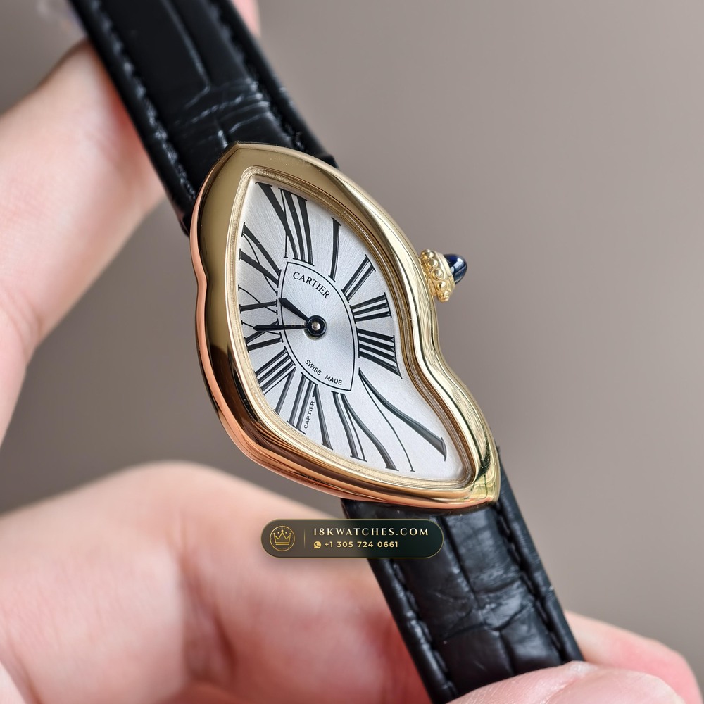 Cartier Crash de Cartier London Edition 18K Yellow Gold Ref. WGCH0006 — Studio Gallery Plate II in 18K Yellow Gold Au750 (54.5g Verified Mass, Cartier Manufacture Hand-Wound Cal. 8970 MC)